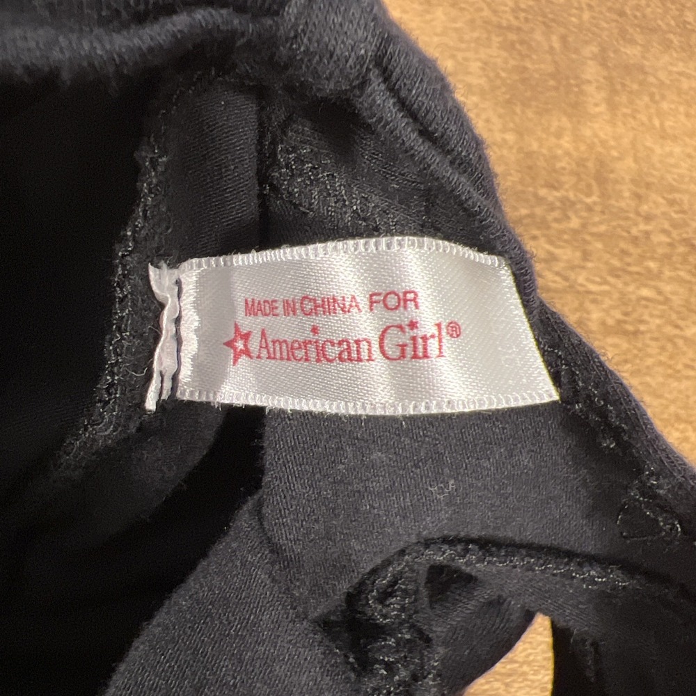 American Girl Ballet Black Leotard with Back Bow - Picture 11 of 12